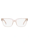 PRADA 52MM RECTANGULAR OPTICAL GLASSES