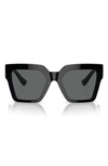Versace Medusa Acetate Butterfly Sunglasses In Black