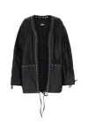 Rotate Birger Christensen Rotate Textured Oversized Jacket In Black