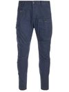 DSQUARED2 DSQUARED2 BLUE CARGO TROUSERS