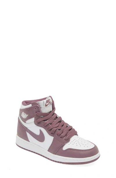 Jordan Kids' Boys  Retro 1 High Og Rmst In White/mauve