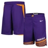 NIKE YOUTH NIKE PURPLE PHOENIX SUNS ICON EDITION MESH PERFORMANCE SWINGMAN SHORTS