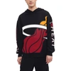 TOMMY JEANS TOMMY JEANS BLACK MIAMI HEAT KENNY PULLOVER HOODIE