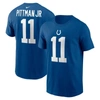 Nike Men's  Michael Pittman Jr. Royal Indianapolis Colts Player Name And Number T-shirt In Royal