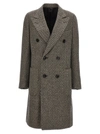 Loro Piana Herwin Double-breasted Herringbone Linen And Cashmere-blend Coat
