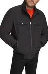 CALVIN KLEIN CALVIN KLEIN WATER RESISTANT FLEXTECH STRETCH BOMBER JACKET