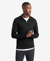 KENNETH COLE QUARTER-ZIP KNIT PULLOVER