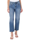EARNEST SEWN WOMENS POCKET HIGH-RISE ANKLE JEANS