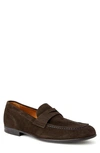 Bruno Magli Men's Silas Slip On Penny Loafers In Dark Brown