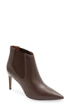 Bcbgmaxazria Lila Pointed Toe Bootie In Dark Brown