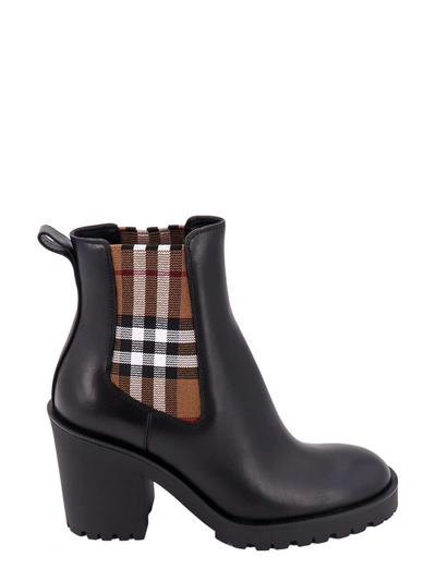 Burberry Ankle Boos In Black