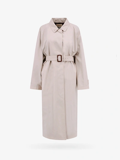 Gucci Oversized Cotton-blend Gabardine Trench Coat In Beige