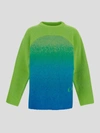 Erl Gender Inclusive Gradient Rainbow Mohair & Wool Blend Sweater In Fluo