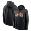 Nike Cincinnati Bengals Club Men's  Men's Nfl Pullover Hoodie In Black
