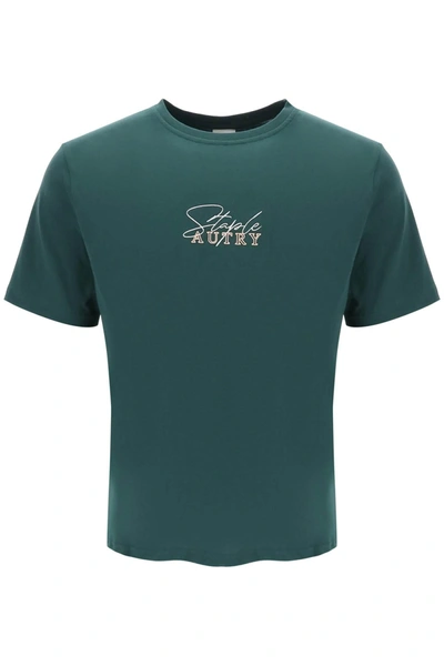 Autry Jeff Staple Crew-neck T-shirt In Green