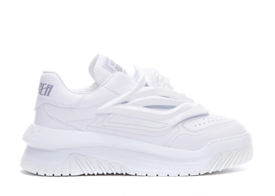 Versace White Odissea Trainers