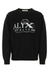 ALYX ALYX MAN BLACK COTTON SWEATER