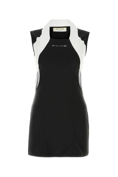 Alyx Logo-print Sleeveless Dress In Black