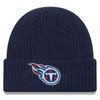 New Era Navy Tennessee Titans Prime Cuffed Knit Hat In Navy