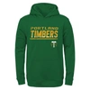 OUTERSTUFF YOUTH GREEN PORTLAND TIMBERS HEADLINER PULLOVER HOODIE