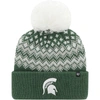 47 '47 GREEN MICHIGAN STATE SPARTANS ELSA CUFFED KNIT HAT WITH POM