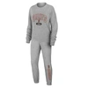 WEAR BY ERIN ANDREWS WEAR BY ERIN ANDREWS GRAY SAN FRANCISCO GIANTS  KNITTED LOUNGE SET