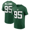 NIKE NIKE QUINNEN WILLIAMS GREEN NEW YORK JETS PLAYER NAME & NUMBER T-SHIRT