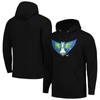 STADIUM ESSENTIALS UNISEX STADIUM ESSENTIALS  BLACK DALLAS WINGS CITY VIEW PULLOVER HOODIE