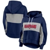 Fanatics Branded Navy Cleveland Guardians Filled Stat Sheet Pullover Hoodie In Navy