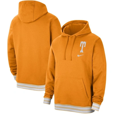 Nike Tennessee  Men's College Retro Fleece Hoodie In Orange
