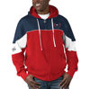 Starter Men's  Red, Navy Washington Capitals Power Forward Full-zip Hoodie In Red