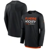Fanatics Branded  Black Philadelphia Flyers Authentic Pro Long Sleeve T-shirt In Black