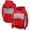FANATICS FANATICS BRANDED RED DETROIT RED WINGS FILLED STAT SHEET PULLOVER HOODIE