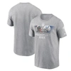 Nike Heather Gray New England Patriots Vs. Indianapolis Colts 2023 Frankfurt Game Essential T-shirt In Heather Gray