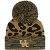 47 '47  BROWN KENTUCKY WILDCATS ROSETTE CUFFED KNIT HAT WITH POM