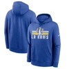 Nike Los Angeles Rams Club Menâs  Men's Nfl Pullover Hoodie In Blue