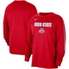 Nike Scarlet Ohio State Buckeyes Slam Dunk Long Sleeve T-shirt In Scarlet