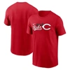Nike Red Cincinnati Reds Local Team Skyline T-shirt In Red