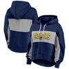 Fanatics Branded Navy Milwaukee Brewers Filled Stat Sheet Pullover Hoodie In Navy