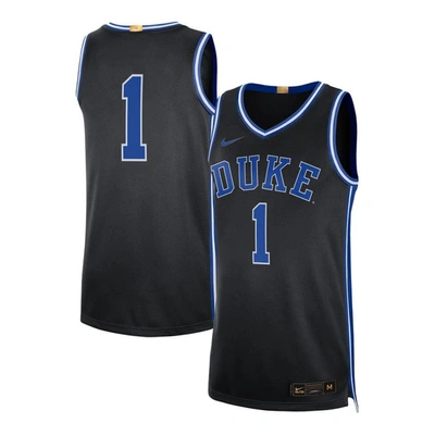 Nike Duke Limited  Men's Dri-fit College Basketball Jersey In Black