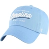 47 '47 LIGHT BLUE NORTH CAROLINA TAR HEELS SIDNEY CLEAN UP ADJUSTABLE HAT