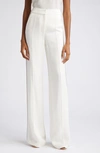 Veronica Beard Millicent Wide Leg Pants In Winter White