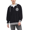 Tommy Hilfiger Black Las Vegas Raiders Aaron Quarter-zip Hoodie In Black