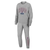 WEAR BY ERIN ANDREWS WEAR BY ERIN ANDREWS GRAY CHICAGO CUBS  KNITTED LOUNGE SET