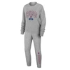 Wear By Erin Andrews Gray Chicago Cubs  Knitted Lounge Set In Gray