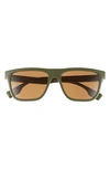 BURBERRY 56MM SQUARE SUNGLASSES