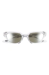 Oliver Peoples 52mm X Khaite 1983c Cat Eye Sunglasses In Crystal