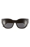 PRADA 55MM BUTTERFLY SUNGLASSES