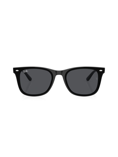 Ray Ban Women's Rb4420 65mm Square Sunglasses In Black/gray Solid