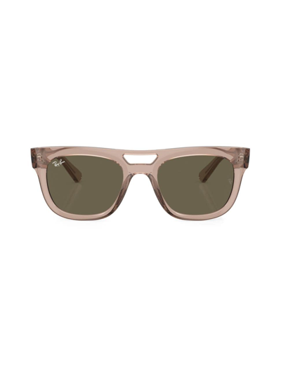 Ray Ban Phil Square-frame Sunglasses In Brown
